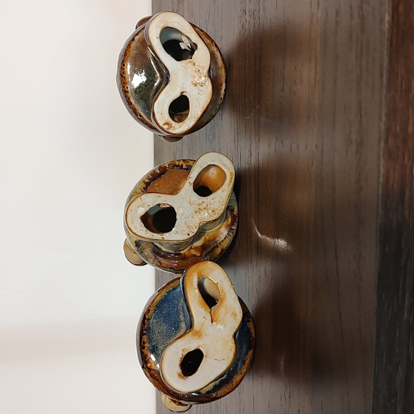 Vintage Glazed Pottery Ceramic Santa Claus Christmas Decor - Picture 6 of 9